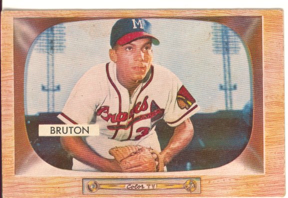 1955 Bowman     011      Bill Bruton